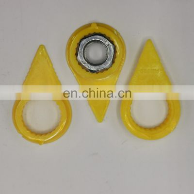 Yellow Plastic Loose Wheel Nut Indicator,33 mm, No.31161716