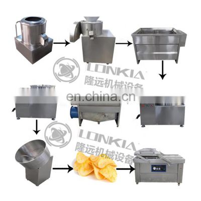 Factory Price Fryed Crisp Potato Finger Chips Making Machine Production Line Frozen French Fries Processing Plant