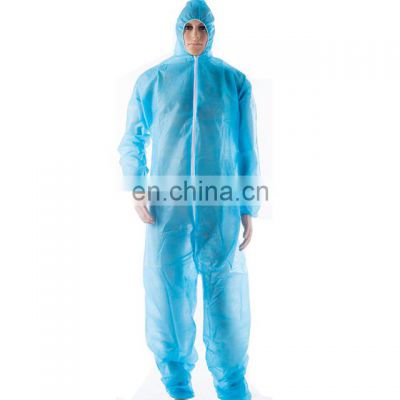 Non Woven PP Coverall Disposable Industrial Lightweight Coverall