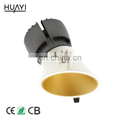 HUAYI Oval Open Boundless Adjustable Angle Indoor Led Spotlights Convergent Brightness