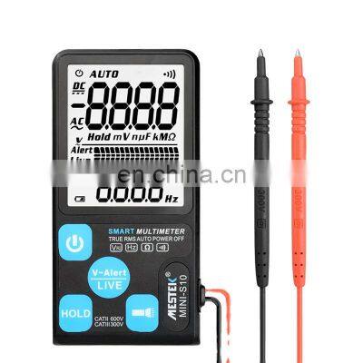 MESTEK MINI-S10 Digital Multimeter Auto Range NCV Hz Ture RMS  Professional Electric Tester Back Light AC/DC Voltage Multimeter