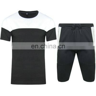 2021 crop top shirt and short whit pocket set custom logo jogging women summer shorts