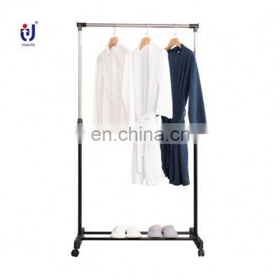 China Supply Large Bulk Metal Clothes Stand Double Hanging Rack