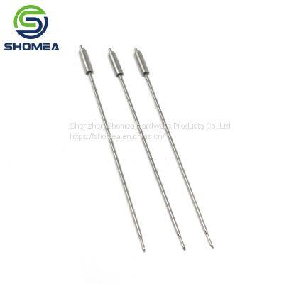 Shomea Customized 304/316 small diameter Stainless steel gradient Needle with metal base