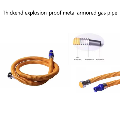thickend explosion proof metal armored gas pipe stove pipe resisitant liquefide gas pipe hose