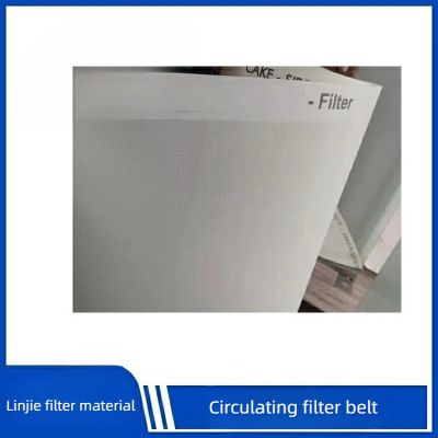 Circulating filter belt for gear grinding machine