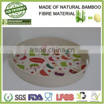 hot selling biodegradable bamboo fiber silicon baby food freezer tray