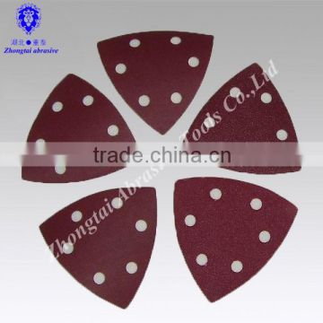 Abrasive Sand paper with 93x93x93mm Triangle Shape