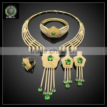 Hot Sale African 24K gold plated Jewelry Set Wedding Jewelry set Jewelry set EHK583