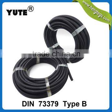 yute brand ts16949 aftermarket din 73379 cotton overbraided fuel hose