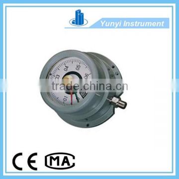 Safety and high quality electrical contact explosion proof pressure gauge with steel material