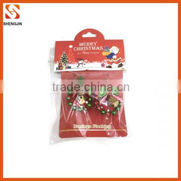 cheap yiwu jewelry christmas flashing earrings