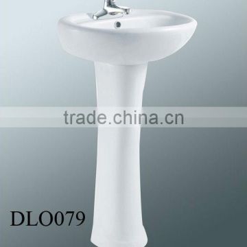 DLO079 Ceramic Unique Pedestal Sinks