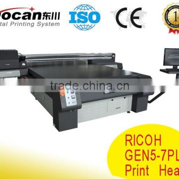 New Ricoh gen5 print head digital flatbed printing machine/ uv printer on glass acrylic wood display panel                        
                                                Quality Choice