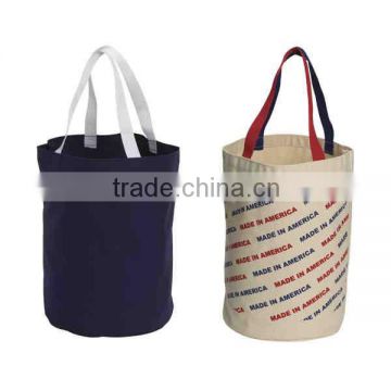 Factory price hot selling round canvas bag