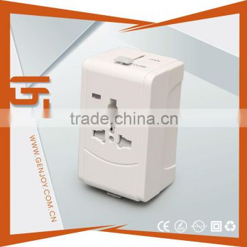 China New USB electric travel adaptor USB