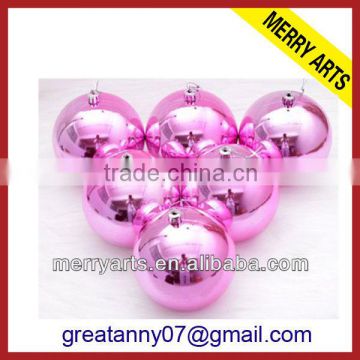 Cheap clear shiny christmas glass ornament balls christmas decoration ball