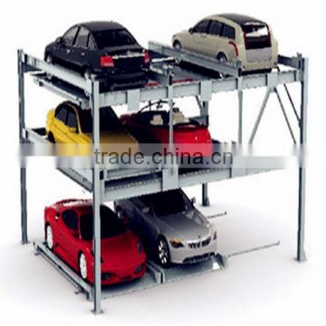 Triple stacker car parking lift system