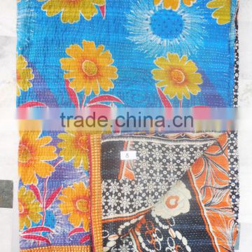 Buy Beautiful Indian Blanket Throw Gudari / Kantha Quilts Lot