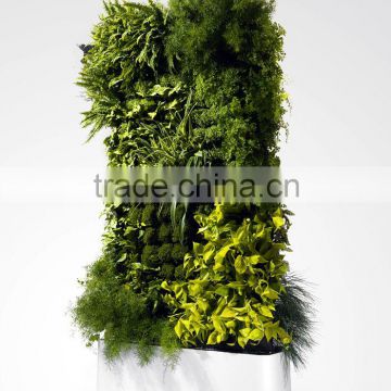 Dongguan Plastic Plant Artificial Hedge with Planter , Home Decor Privacy Hedge
