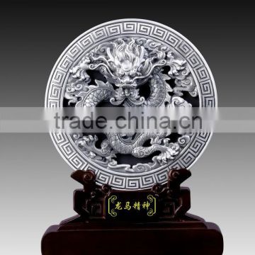 2014 New Design activated carbon carving craft/Dragon Statue