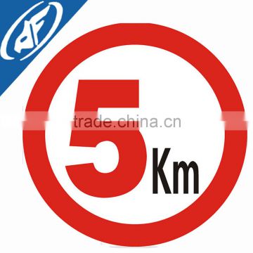 road printable folding speed limit sign face