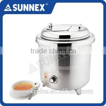 sunnex electric soup warmer with soup