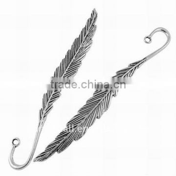 Tibetan Style Bookmarks, Lead Free, Antique Silver Color, Size: about 117x13x4mm(TIBEP-A12179-S-LF)