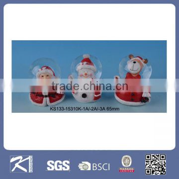 Kinsheng Christmas figurines head embedded in water polo