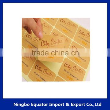 China manufacturer wholesale full color self adhesive custom label sticker