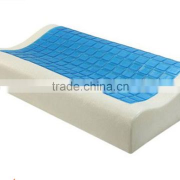 Memory Foam Contour Pillow Gel Pad with polyester inner cover and cotton quilted japara outer cover