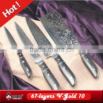 Professional damascus steel knife with good quality