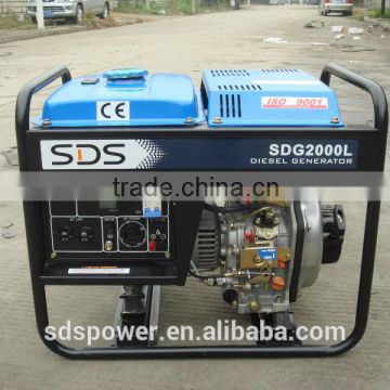 Air cooled E start diesel 2kw generator