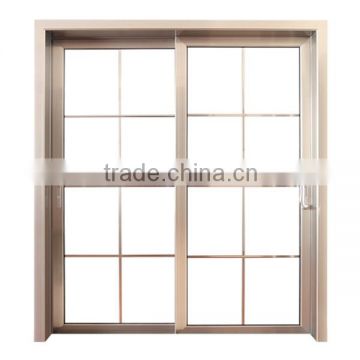 factory custom aluminum hanging/sliding door 5mm double tempered glass hanging sliding rail door for sale