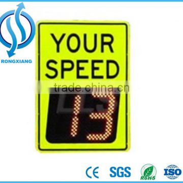 Radar Detective Speed Warning Display LED Signs Speed Display Traffic Flashing Speed Limit Signs