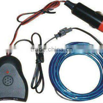 EL Wire Set EL Lighting Wire with 12VDC Car Sound Countrol Driver