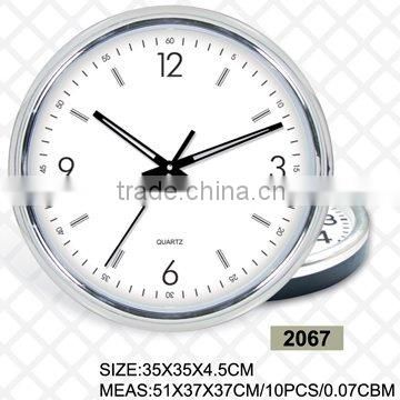 Plastic Wall Clock with Custom Made Clock Dial for Promotion