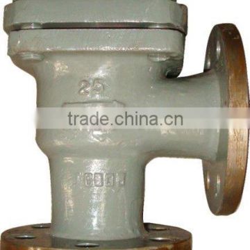 Flanged cast steelangle check valve