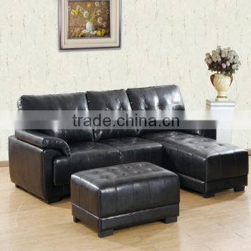 Corner sectional sofa, hot sale new design modern sofa, PVC sofa