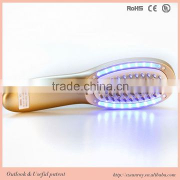 High quality laser hair growing massager comb soft brush