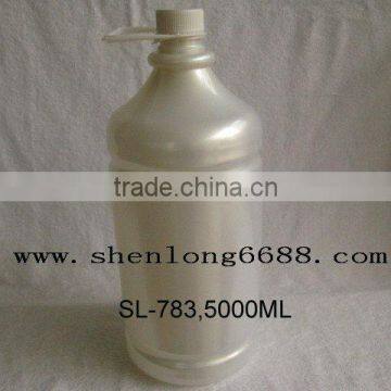 5L plastic shampoo bottle