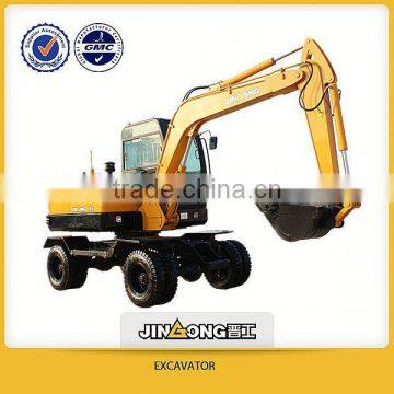 JGM907L wheel excavator with 0.25 cub meter bucket capacity