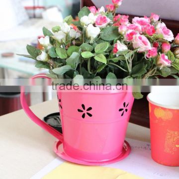 OEM metal flower pots stand garden metal flower pot indoor flower pots