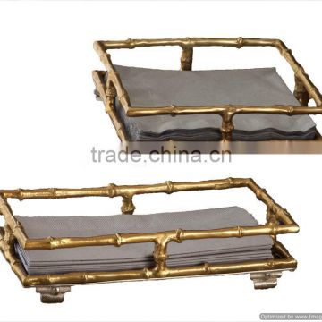 gold plated antique metal tray