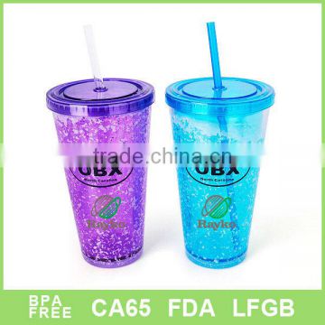 Promotion products plastic freeze mug 16oz