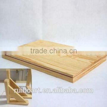 High quality pine wood wall shelf