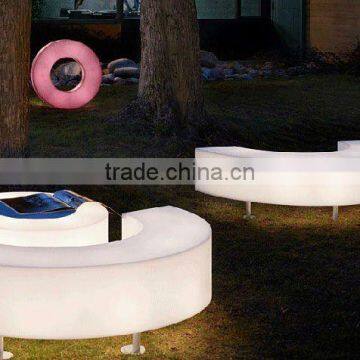 colorful led stool/long bench stools