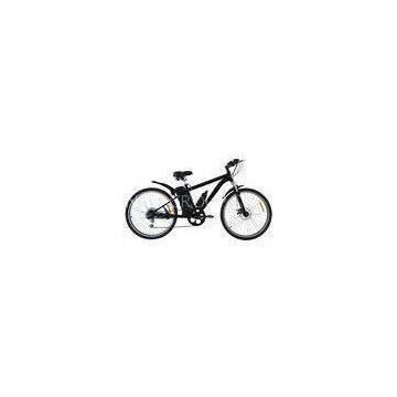 Custom Black sport mountain electric bike bicycle 26 inch 36V / 9Ah