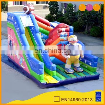 AOQI giant commercial use crazy fun Amercian football inflatable slide from China