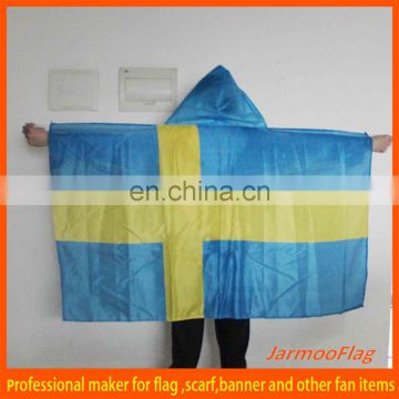 Sweden reusable durable body flag